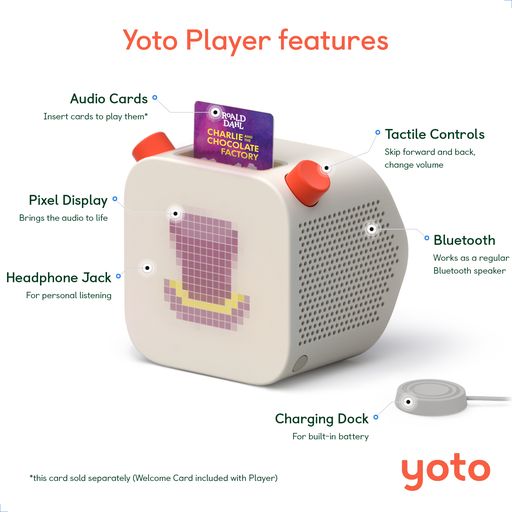 What features are on the Yoto Player?