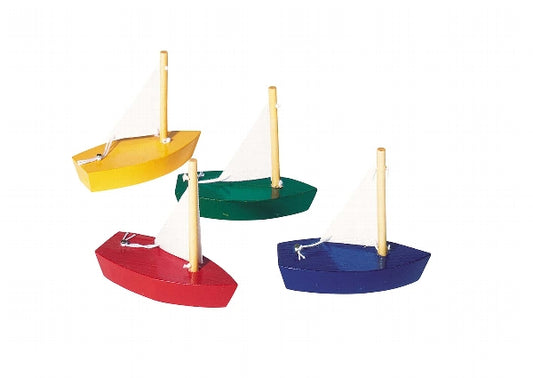 Mini Wooden Sailing Boats
