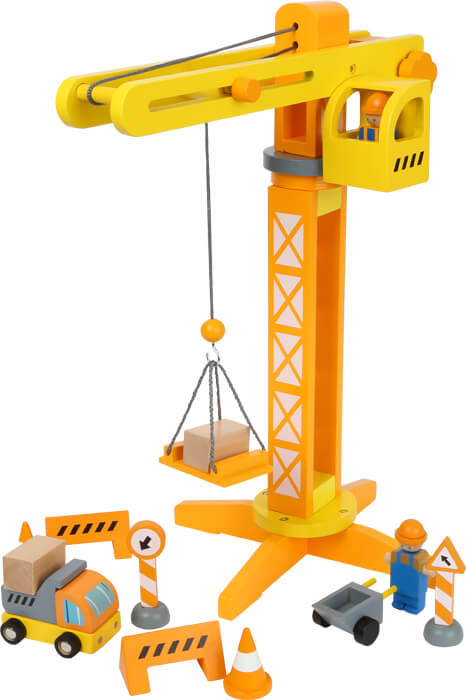 Crane With Construction Site