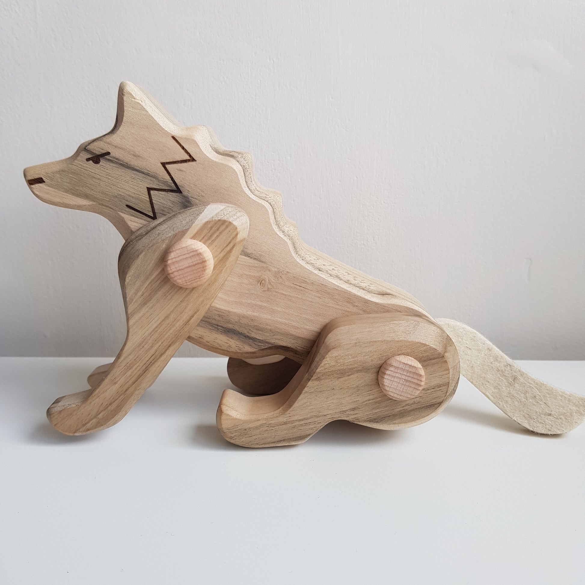 Bajo Wolf Wooden Toy - TOBE Design – The Future Image