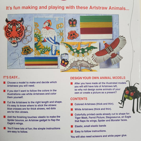 Amazing Animals Artstraws Craft