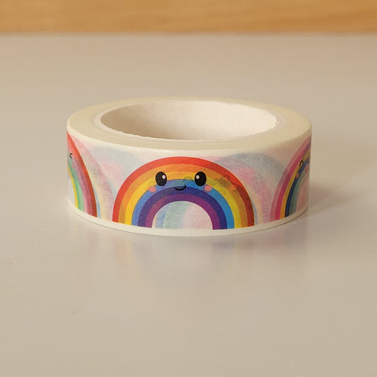 Rainbow Washi Paper Tape 10m