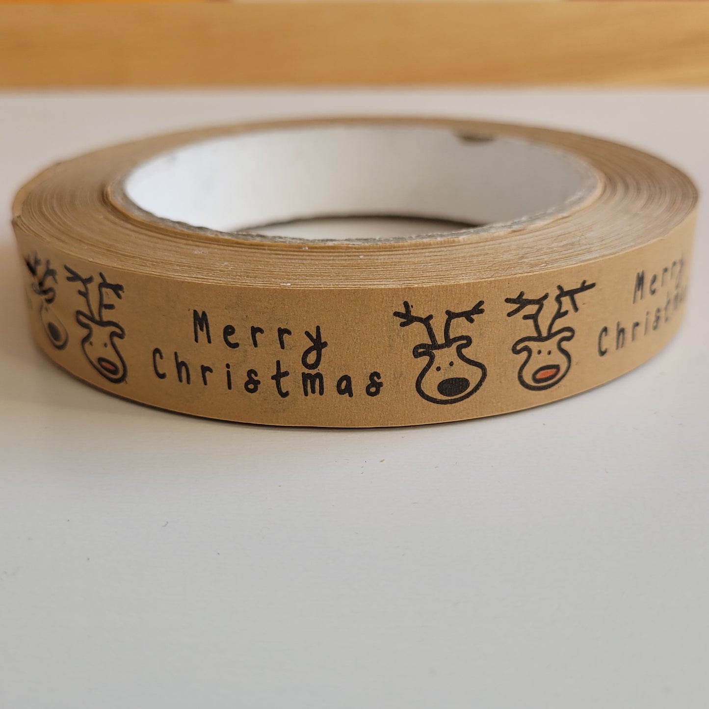 Brown Paper Tape - Rudolph & Friends 50m