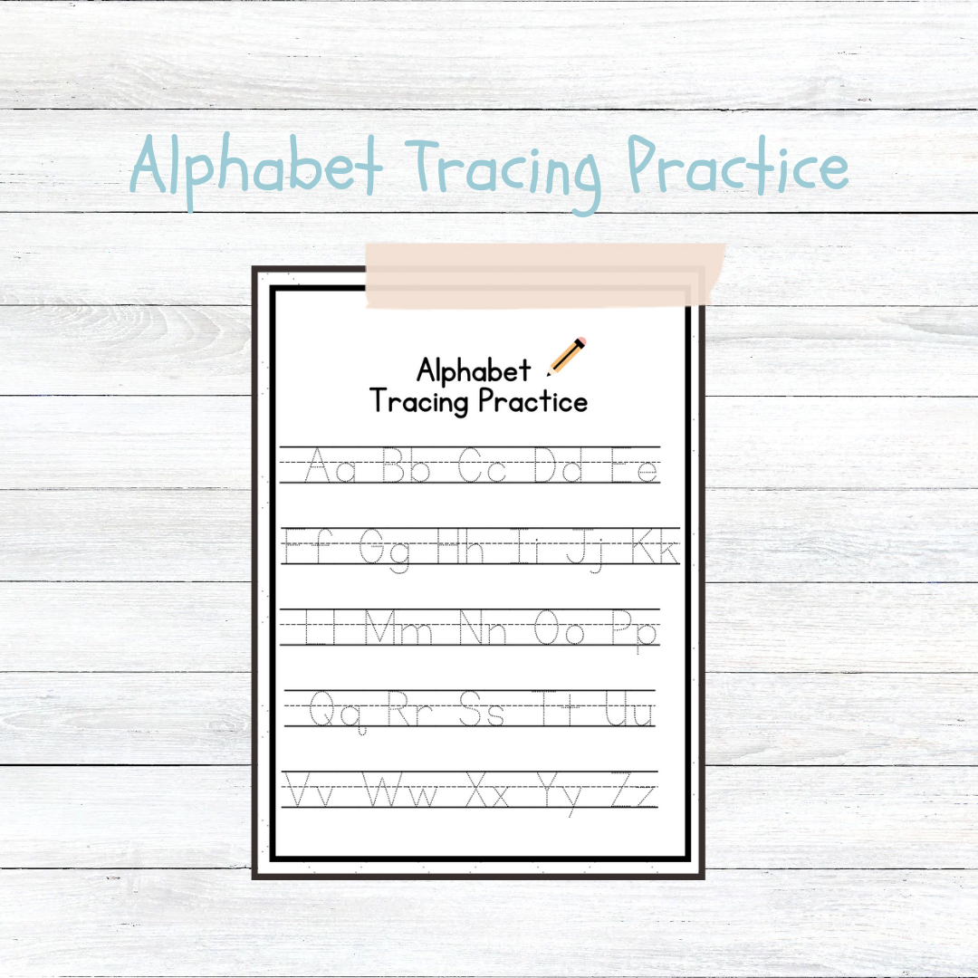 Alphabet Tracing Practice