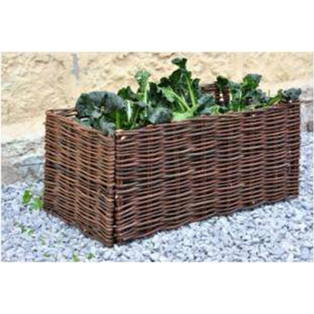 Rectangular Willow Garden Planters – Pack of 3 – Great for DIY Gardening in Schools & Nurseries!