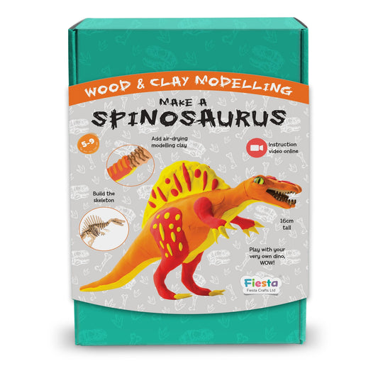 Wood & Clay Modelling Dinosaur Spinosaurus