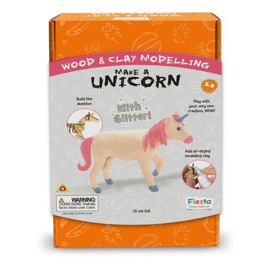 Wood & Clay Modelling Unicorn