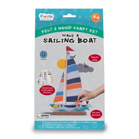 Felt & Wood Craft Set - Sailing Boat