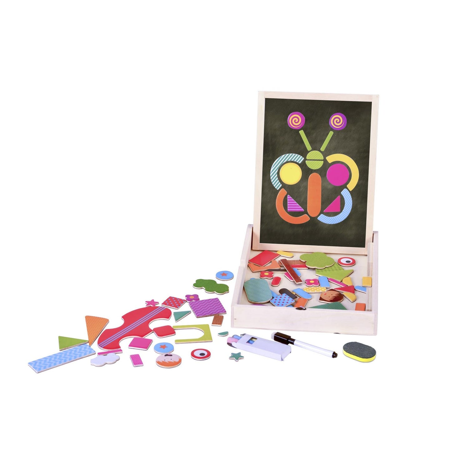 Magnetic Shapes Wooden Activity Box