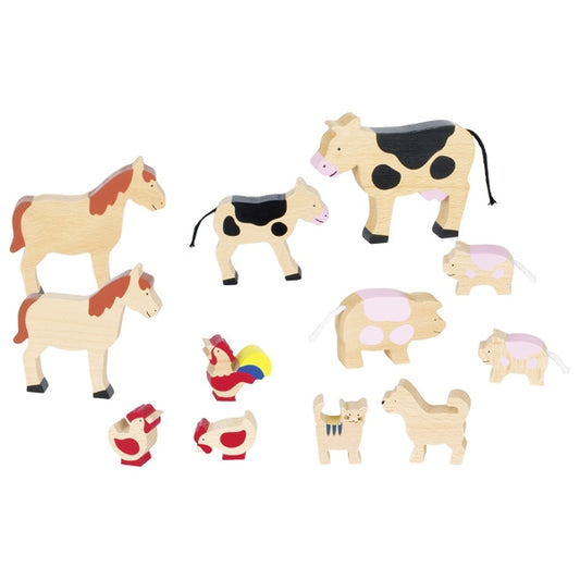 Farm Animals 12 Piece Set