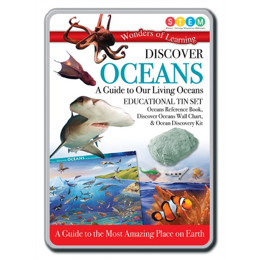 Wonders of Learning Discover Oceans Educational Tin
