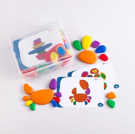 Rainbow Pebbles 36 Piece Set