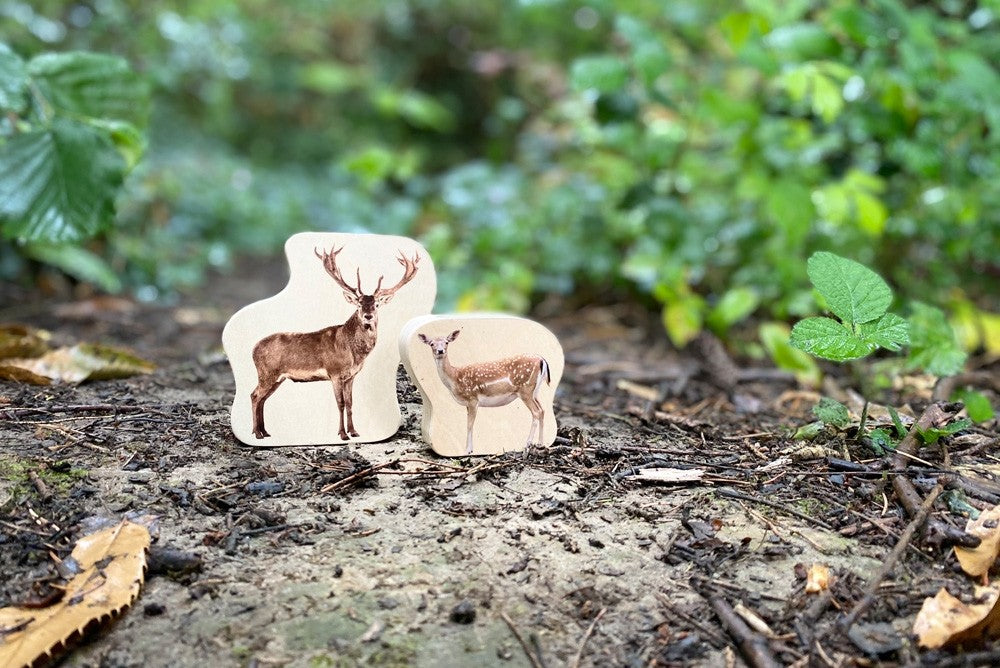 Wooden Forest Animal Blocks