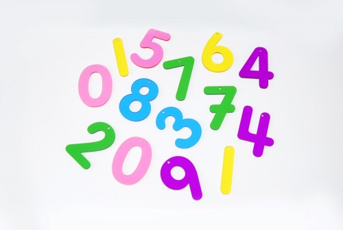 Rainbow Number Pack of 14
