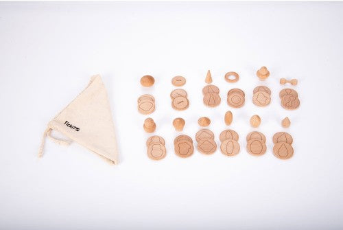 Wooden Treasures Touch & Match Set