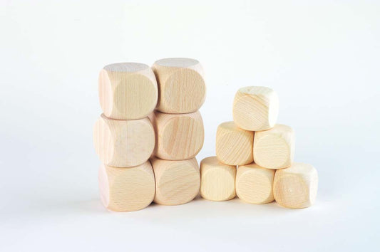 Wooden Cubes 40mm & 50mm