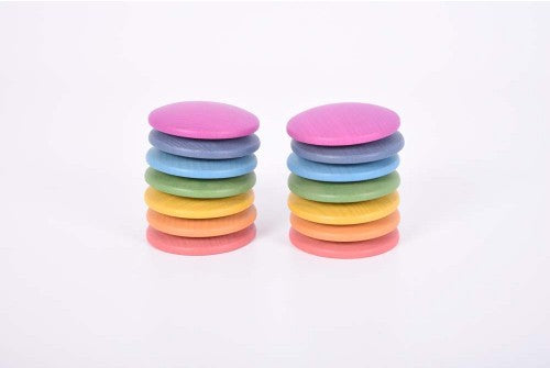 Rainbow Wooden Discs