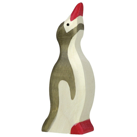 Holztiger Penguin Small Head Raised 80212