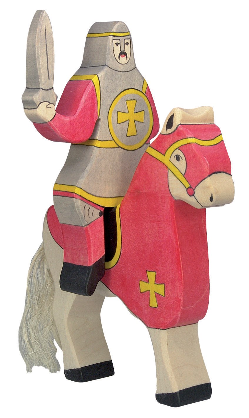 Holztiger Red Knight with Cloak (Without Horse) 80254