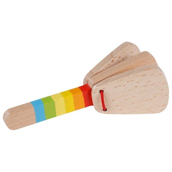 Goki Stick Castanets - Rainbow