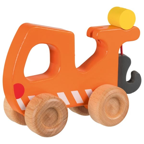 Orange Breakdown Lorry Wooden Toy