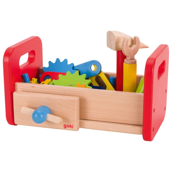 Goki Wooden Workbench Toolkit Toy