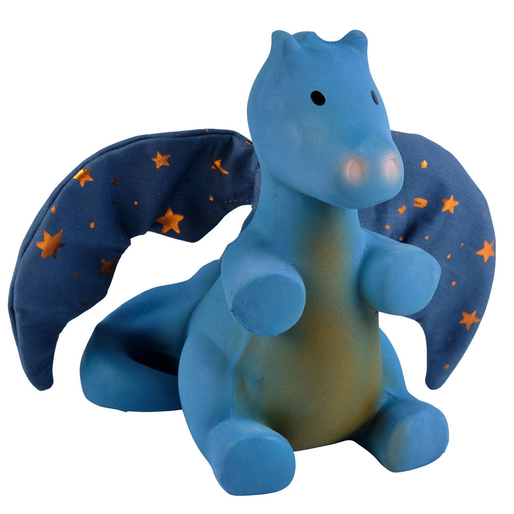 Midnight Dragon Rubber Baby Teether and Rattle Without Box