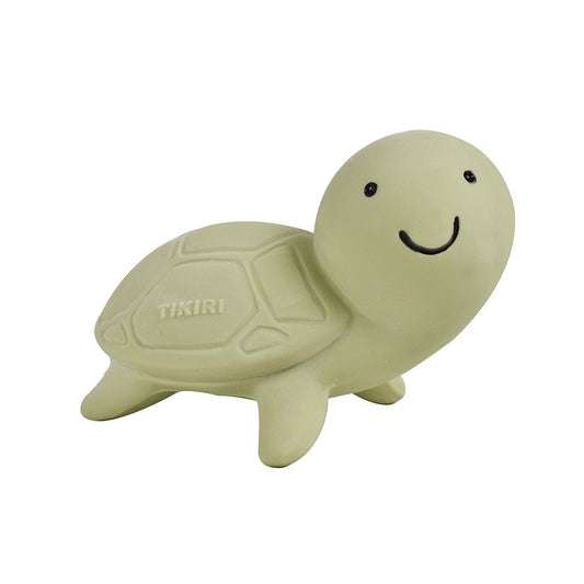 My 1st Tikiri Ocean Buddies Turtle – Natural Rubber Rattle & Bath Toy