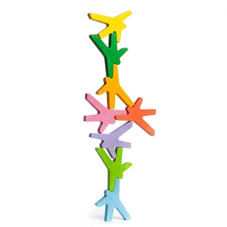 Acrobats 8 coloured stacking