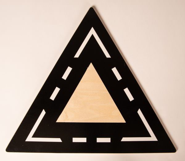 Drive Around Wooden Shape Boards (Set of 4)