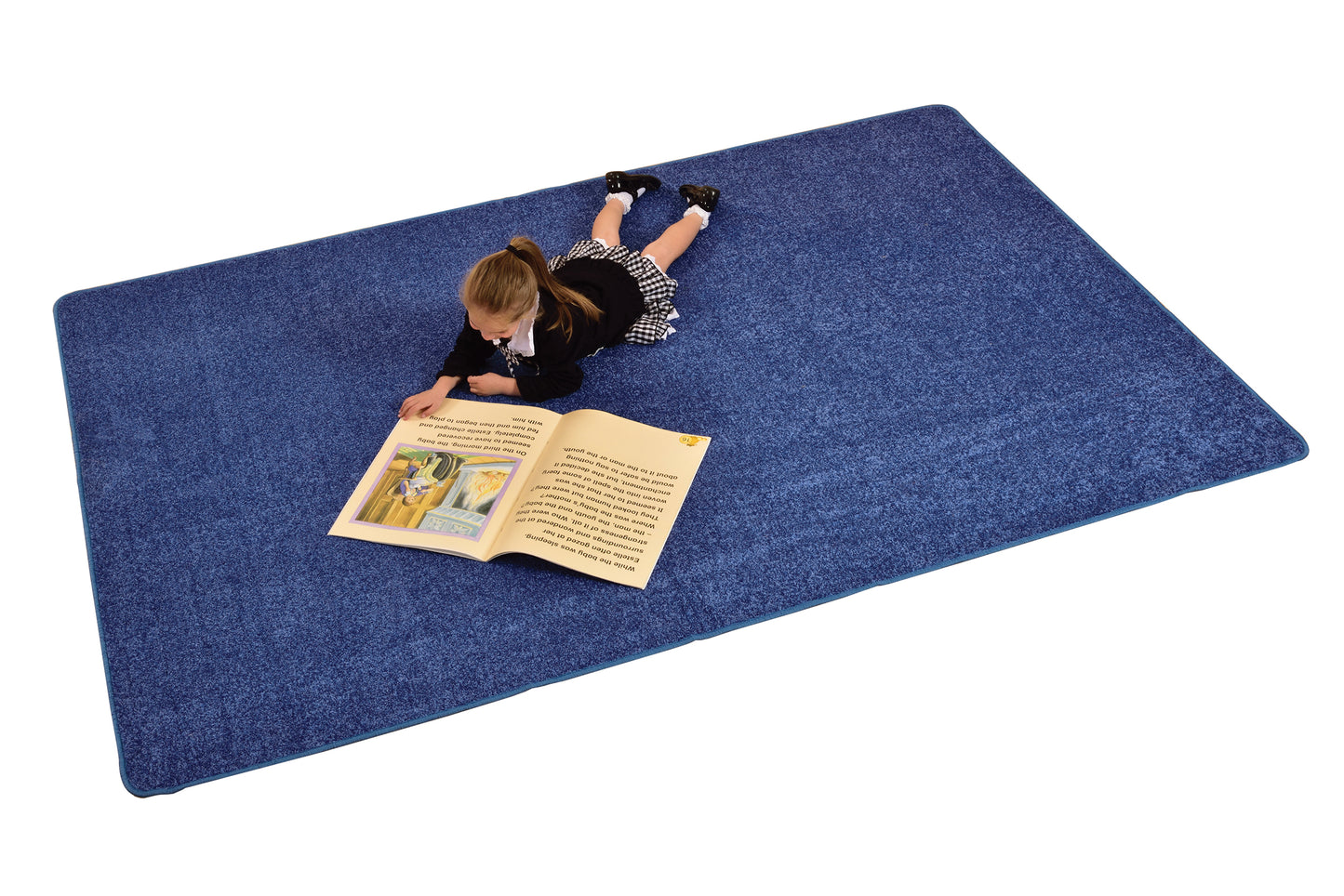 Rectangle Rug – Blue