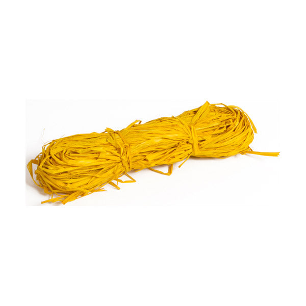 Raffia Ribbon - Yellow