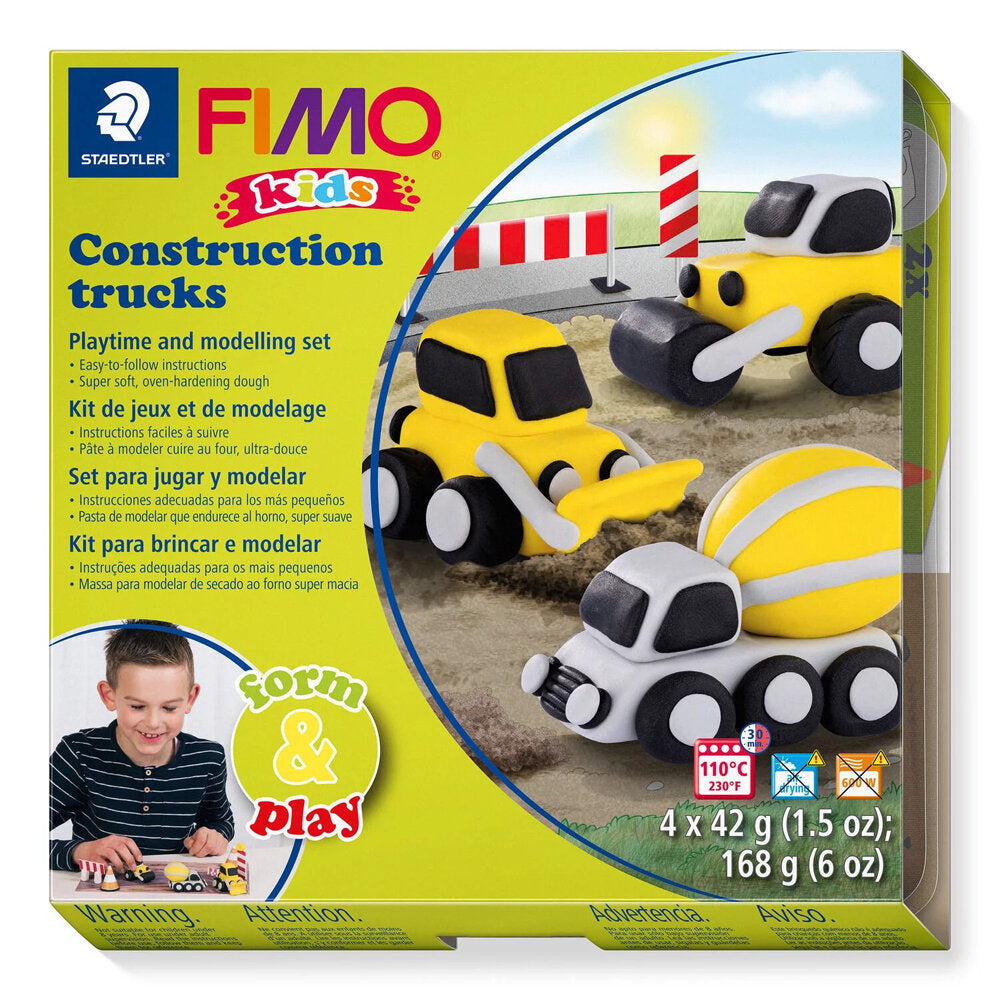 Fimo Kids Form and Play Trucks