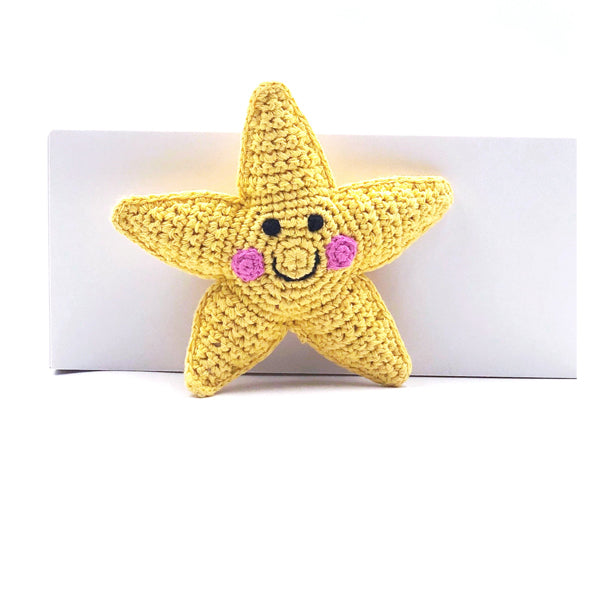 Friendly Christmas Rattle Star