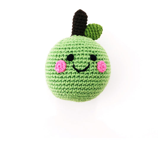 Friendly Fruit Rattle - Green Apple