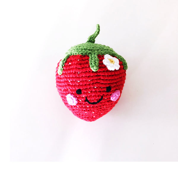Friendly Fruit Rattle - Strawberry