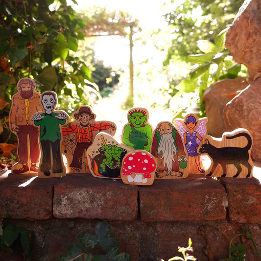 Lanka Kade Wooden Toys Mythical Halloween Collection