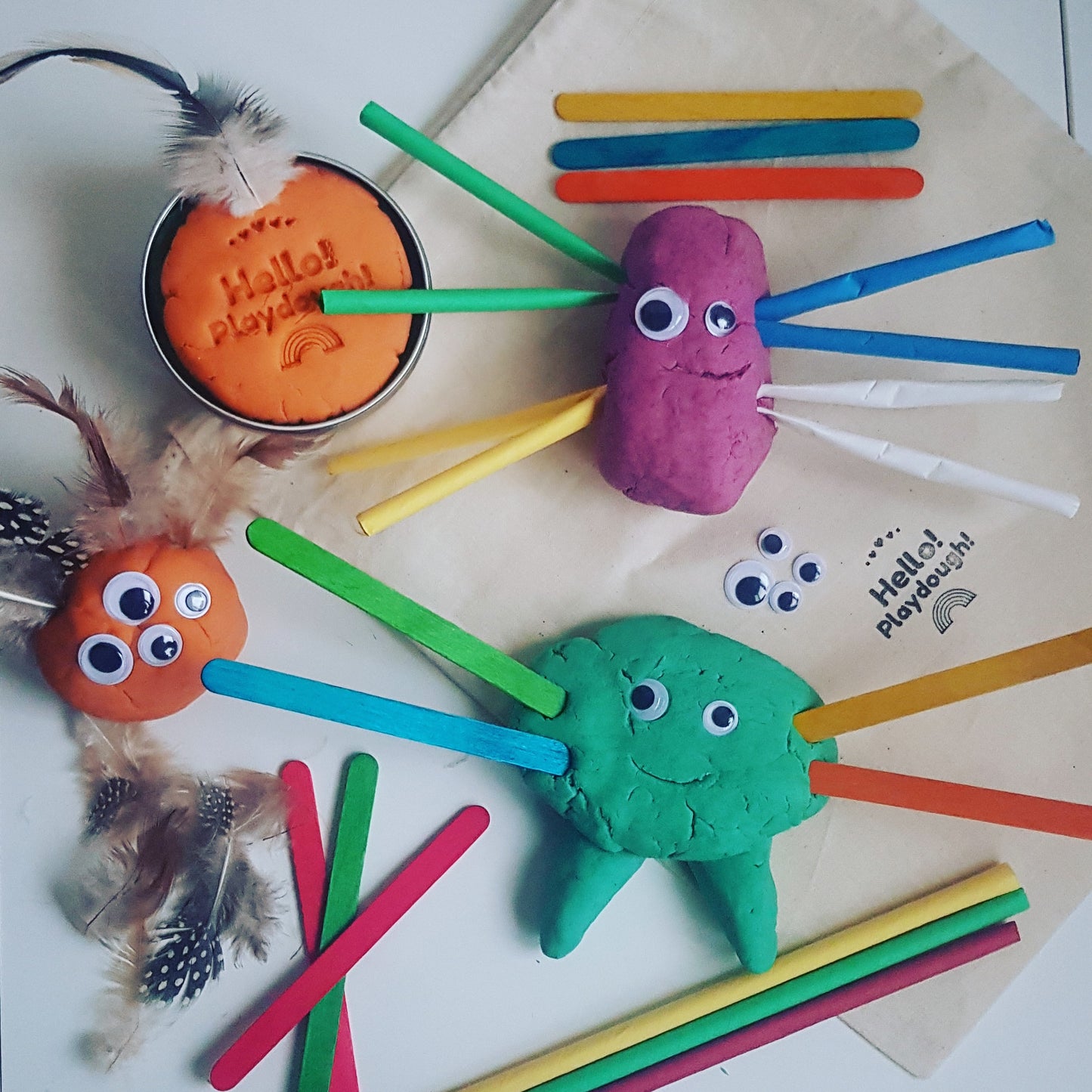 Hello! Playdough! Build your own Monster Kit