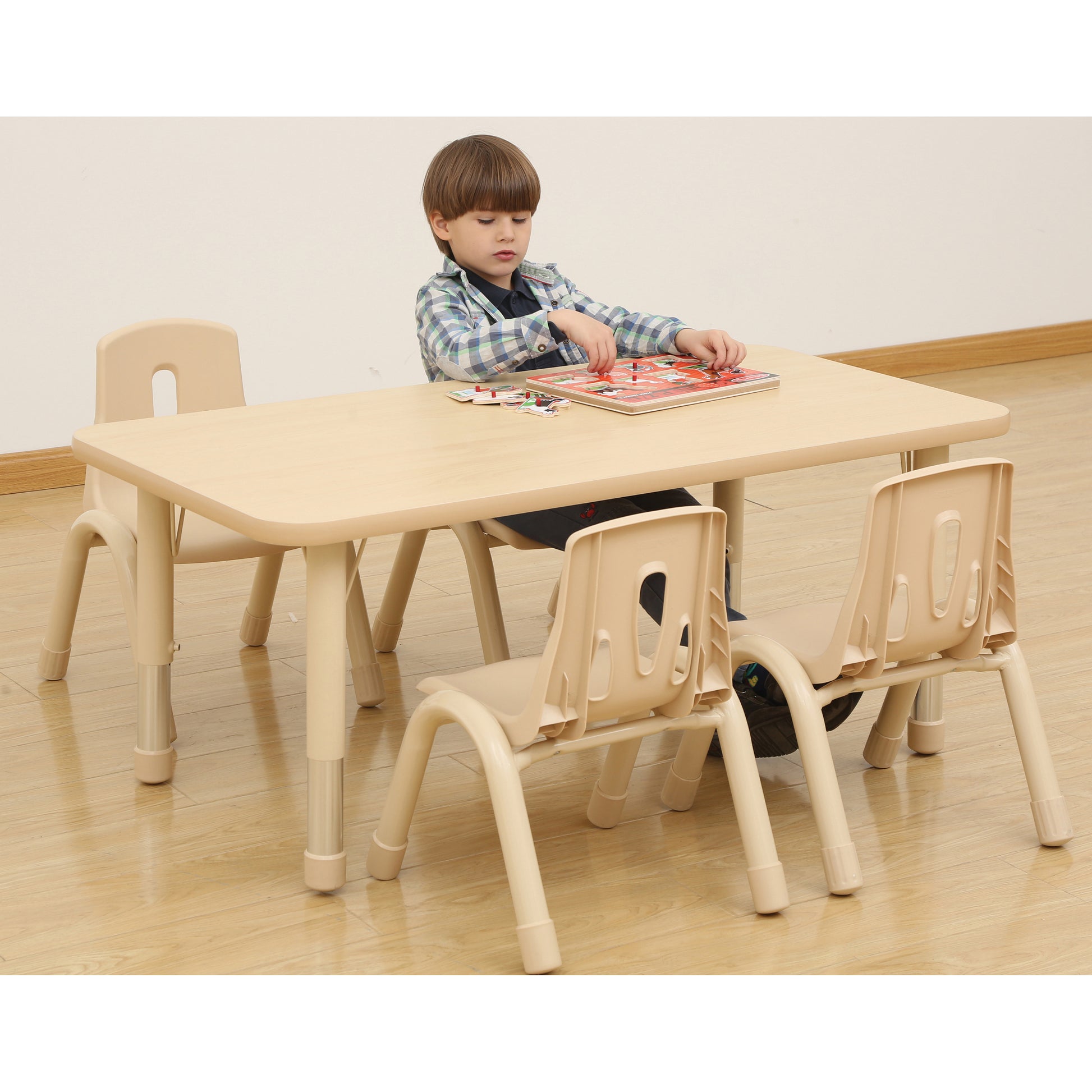 Elegant Height Adjustable Table – Rectangle (1200 x 600mm)