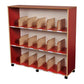 Childrens Bookcase with Drywipe Back – Red