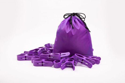 Large Pegs Purple for Sensory Room Den Making Idea Equipment Indoor/Outdoor for Kids & Adults (pack of 20)