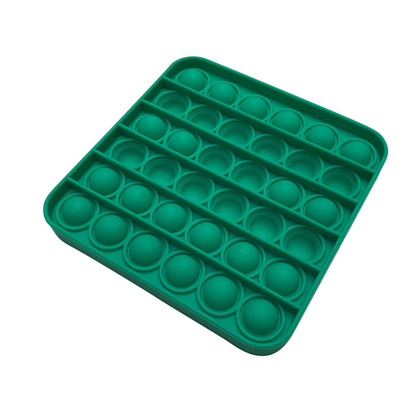 Square Pop Fidget Pad Green 12.5cm
