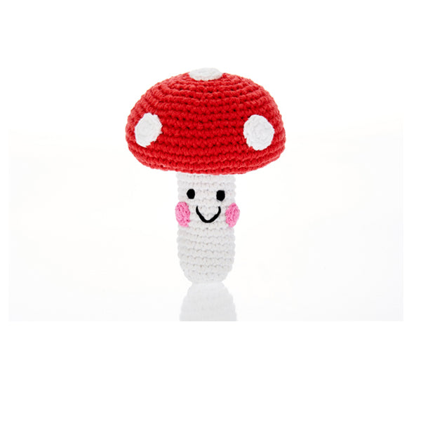 Friendly Rattle - Red Toadstool