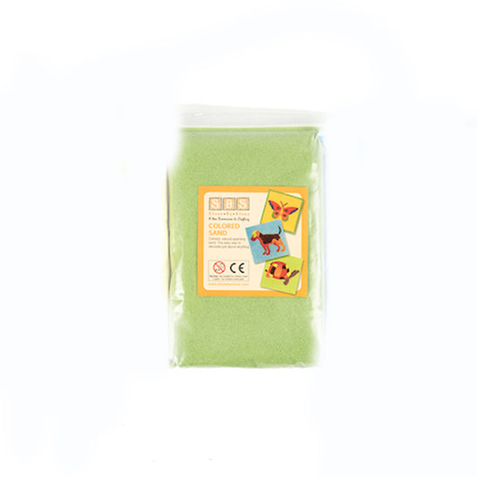 Coloured Play Sand 1Kg bag - Green