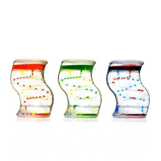Liquid Motion Timers Sensory Fidget Bubble Toys S-Shape Design
