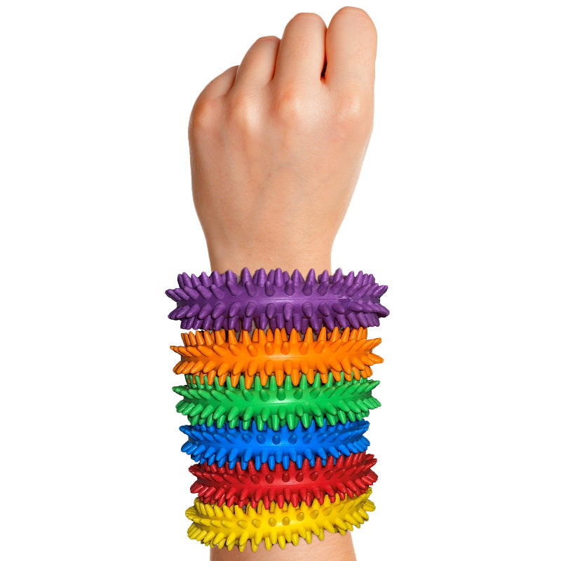Spiky Rings Sensory Bangle Soft Rubber Fidget Toys