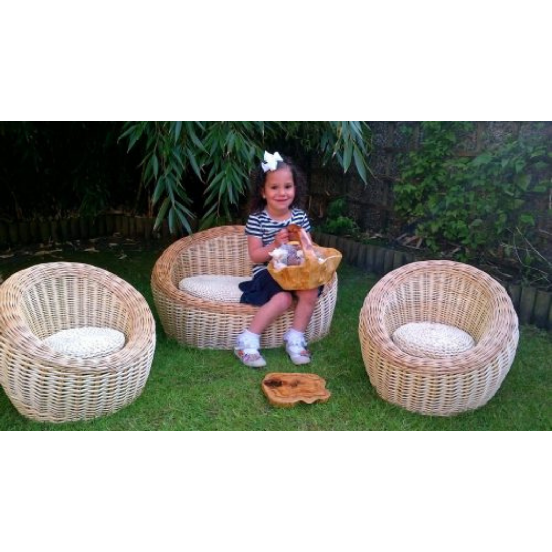 Willow Couch & Chair for Sensory Room Den Making For Children (Set of 3)