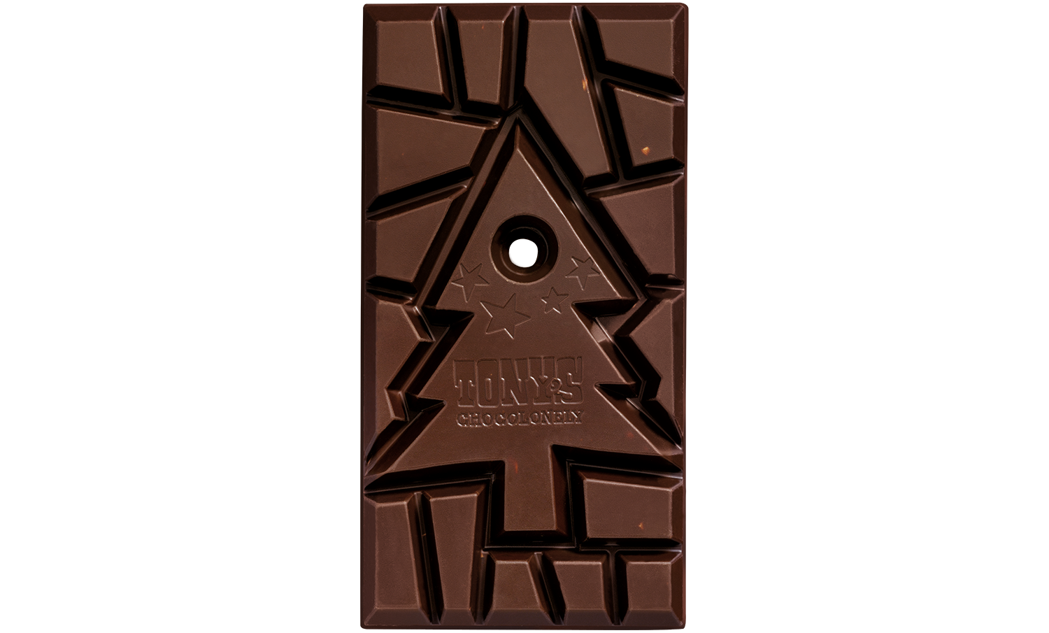 Tony's Chocolonely Dark Mint Candy Cane 51% Chocolate