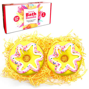 Organic Doughnuts Bath Bomb Gift Set