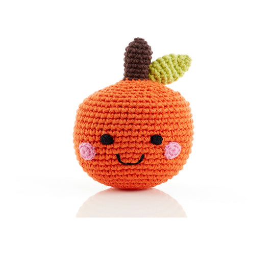 Friendly Fruit Rattle - Orange